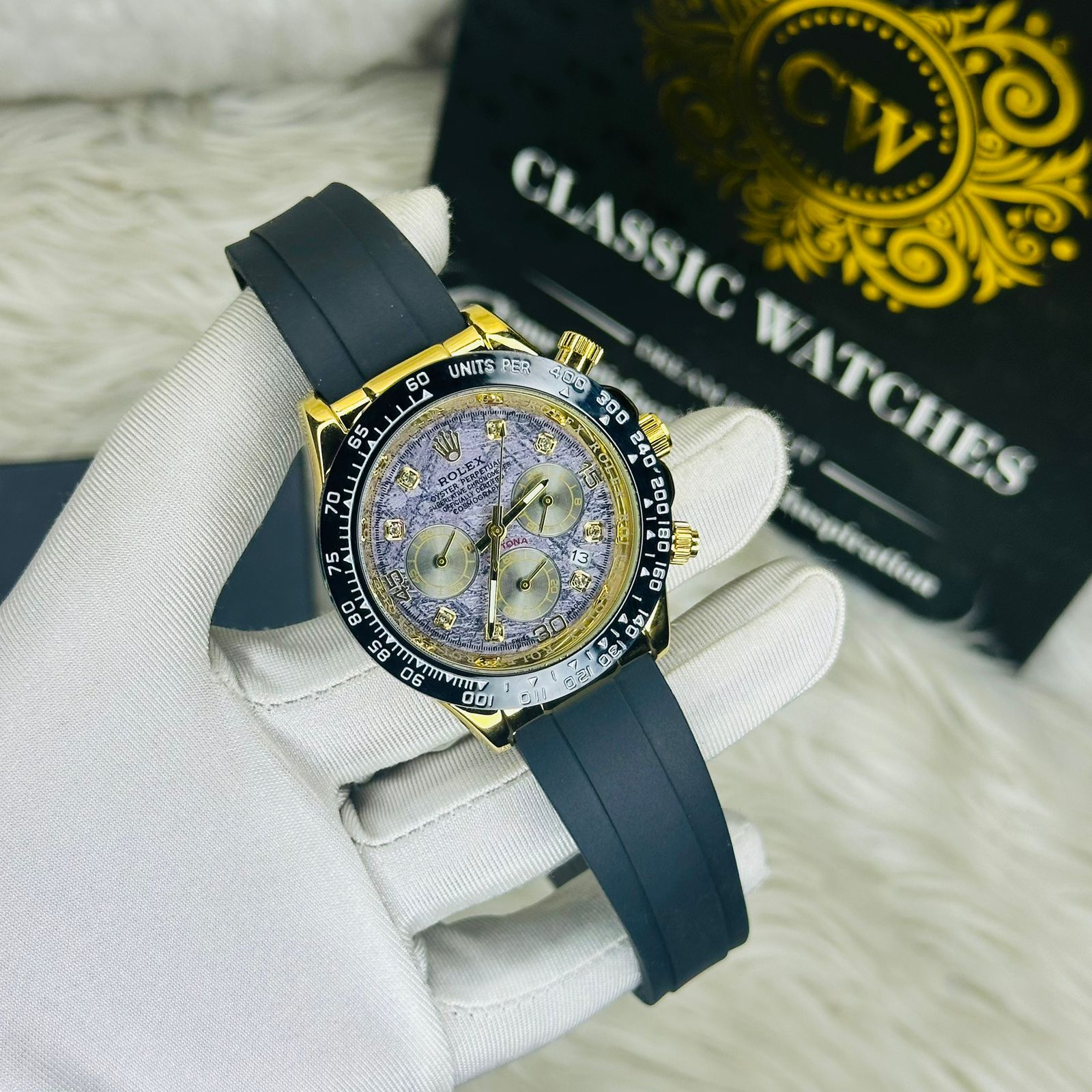 Premium Quality RLX Daytona Spider Belt Watches