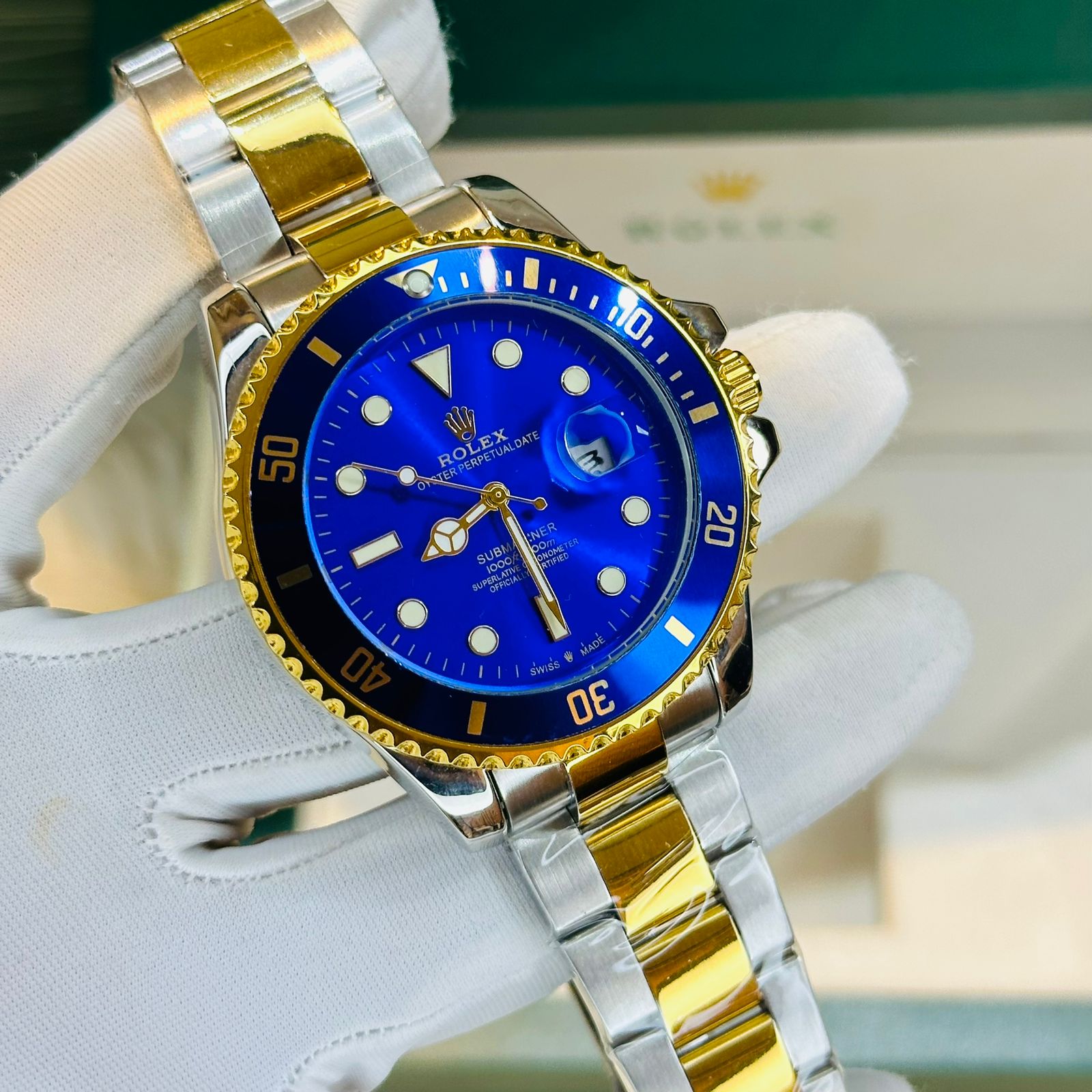 Premium Quality RLX Submariner T Blue Watches