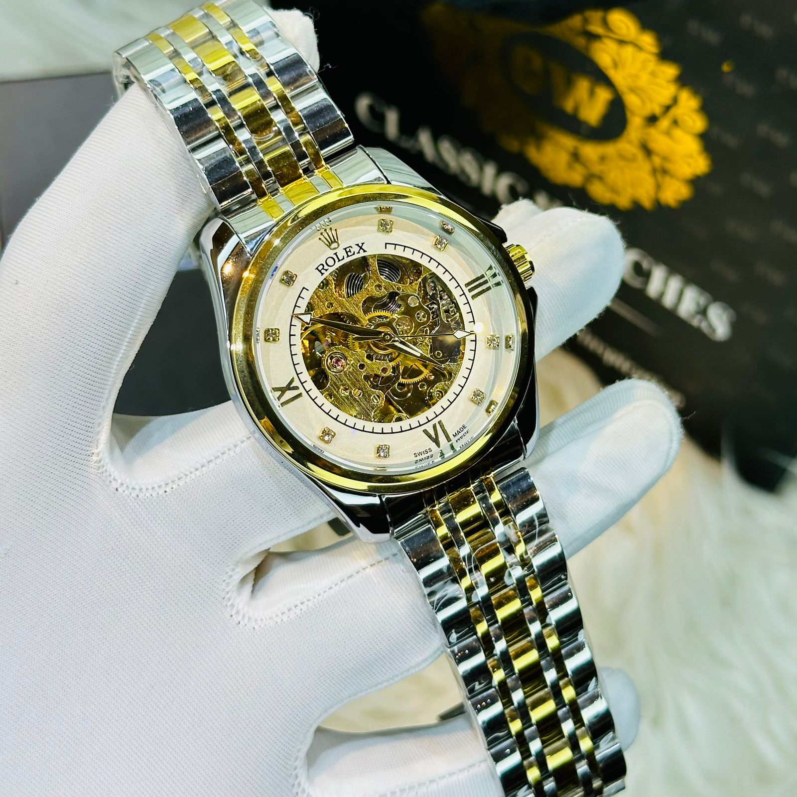 Premium Quality Party RLX Automatic Watches Dial White