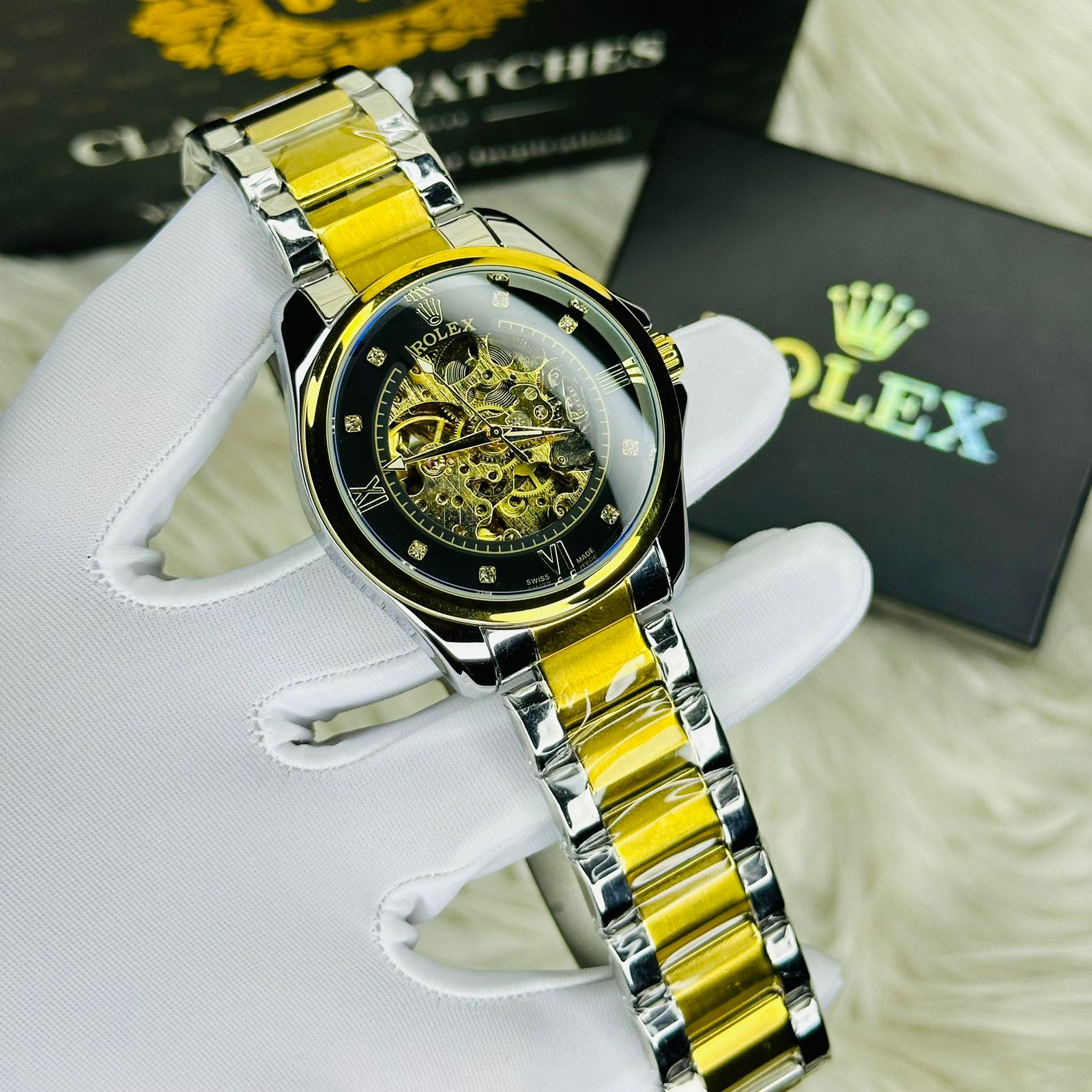 Premium Quality RLX Automatic Watches Dial Black